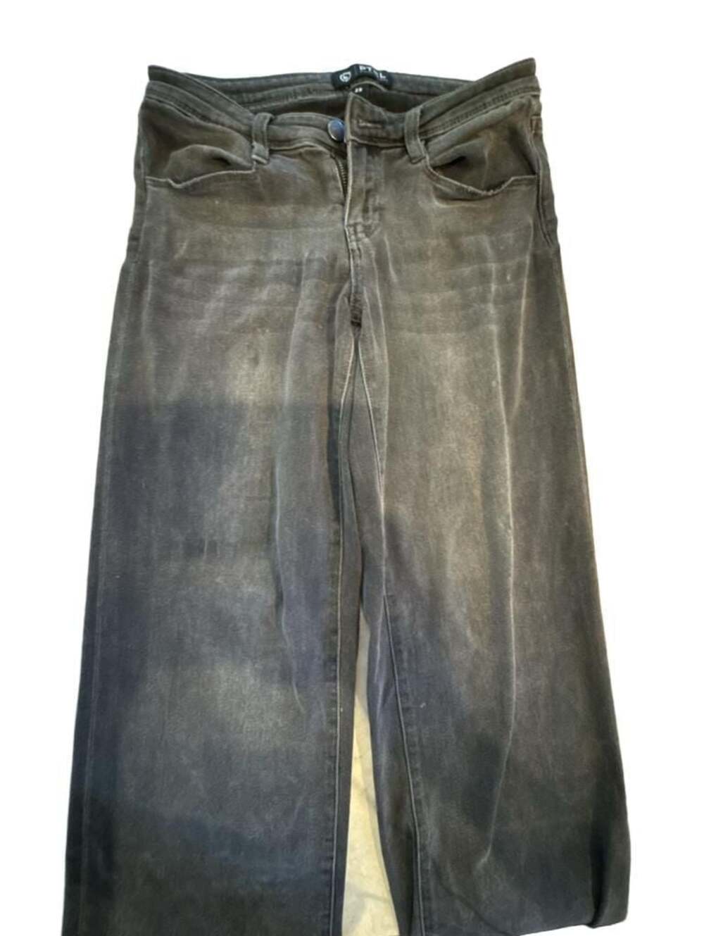 PTCL Ethical Clothing Dark Wash Straight Leg Jeans, Size 25, 99% Cotton 1% Spand
